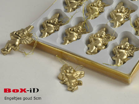 Angel on wire  : gold (12pcs)